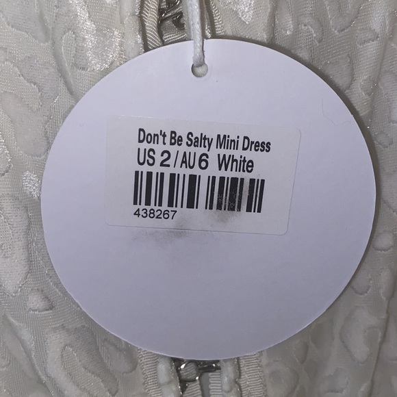 Don’t Be Salty Mini Dress (US 2) - Princess Polly - Picture 6 of 6